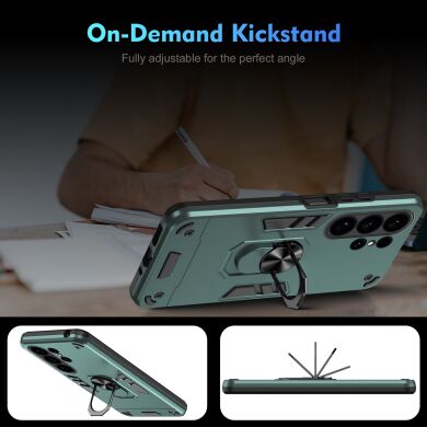 Захисний чохол Deexe Hybrid Shell для Samsung Galaxy S26 Ultra - Blue