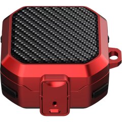 Защитный чехол Deexe Lock Design для Samsung Galaxy Buds 4 / Buds 4 Pro - Red
