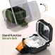 Защитный чехол Deexe Orbit Shield для Samsung Galaxy Buds 4 / Buds 4 Pro - Black / White. Фото 6 из 8