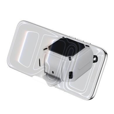 Защитный чехол Deexe Orbit Shield для Samsung Galaxy Buds 4 / Buds 4 Pro - Black / White