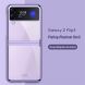 Захисний чохол Deexe Shiny Cover (FF) для Samsung Galaxy Flip 3 - Transparent