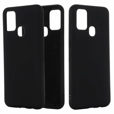 Захисний чохол Deexe Silicone Case для Samsung Galaxy A21s (A217) - Black
