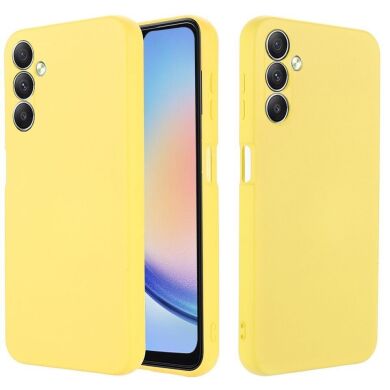 Захисний чохол Deexe Silicone Case для Samsung Galaxy A24 (A245) - Yellow