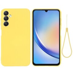 Захисний чохол Deexe Silicone Case для Samsung Galaxy A24 (A245) - Yellow