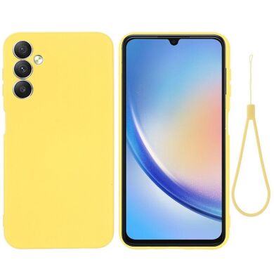 Захисний чохол Deexe Silicone Case для Samsung Galaxy A24 (A245) - Yellow