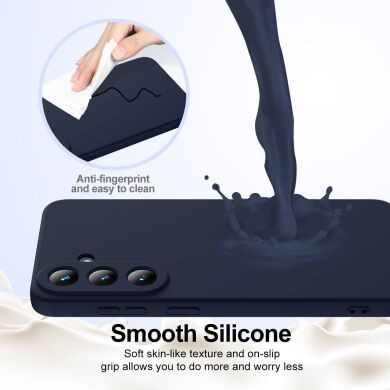 Захисний чохол Deexe Silicone Case with MagSafe для Samsung Galaxy S26 FE - Black