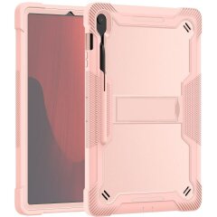 Защитный чехол Deexe Storm Stand для Samsung Galaxy Tab S10 FE Plus - Rose Gold
