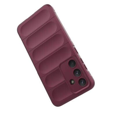 Защитный чехол Deexe Terra Case для Samsung Galaxy S25 FE (S731) - Wine Red