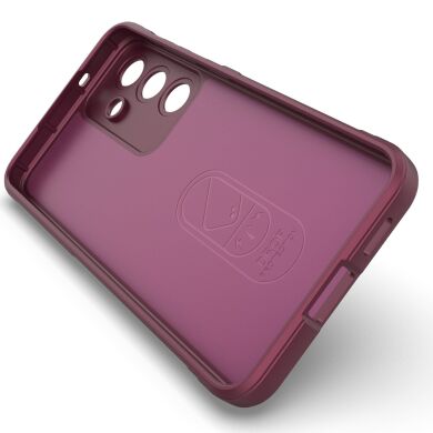 Защитный чехол Deexe Terra Case для Samsung Galaxy S25 FE (S731) - Wine Red