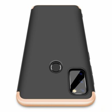 Защитный чехол GKK Double Dip Case для Samsung Galaxy M30s (M307) / Galaxy M21 (M215) - Black / Gold