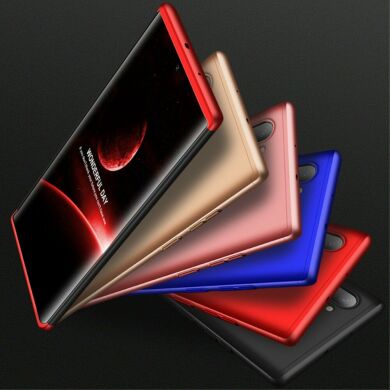 Защитный чехол GKK Double Dip Case для Samsung Galaxy Note 10+ (N975) - Black / Blue