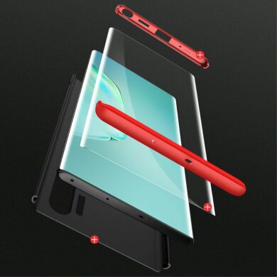 Защитный чехол GKK Double Dip Case для Samsung Galaxy Note 10+ (N975) - Black / Silver