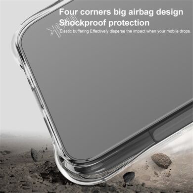 Защитный чехол IMAK Airbag MAX Case для Samsung Galaxy S25 Plus (S936) - Transparent Black