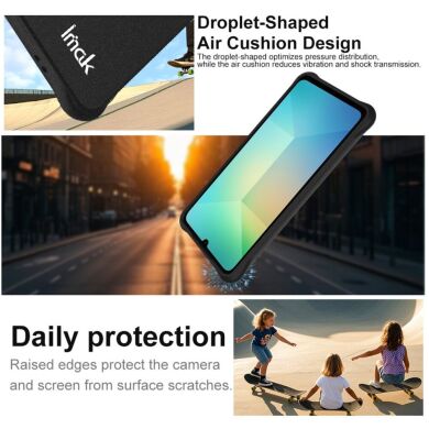 Защитный чехол IMAK Airbag Sand Case для Samsung Galaxy A06 (A065) - Matte Black