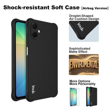 Защитный чехол IMAK Airbag Sand Case для Samsung Galaxy A06 (A065) - Matte Black