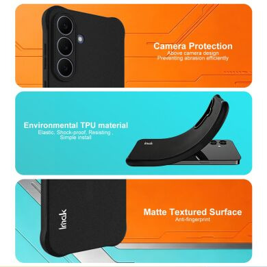Захисний чохол IMAK Airbag Sand Case для Samsung Galaxy S26 FE - Matte Black