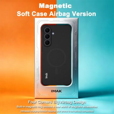 Захисний чохол IMAK Airbag Sand Case with MagSafe для Samsung Galaxy S26 FE - Matte Black