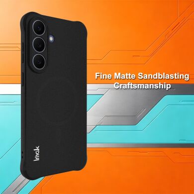 Захисний чохол IMAK Airbag Sand Case with MagSafe для Samsung Galaxy S26 FE - Matte Black