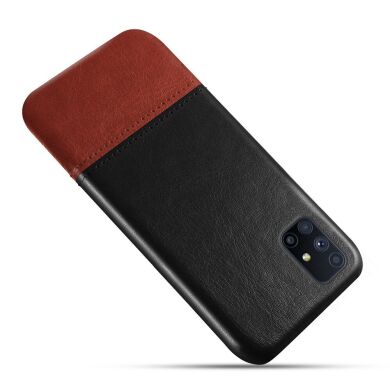 Защитный чехол KSQ Dual Color для Samsung Galaxy M51 (M515) - Black / Dark Brown
