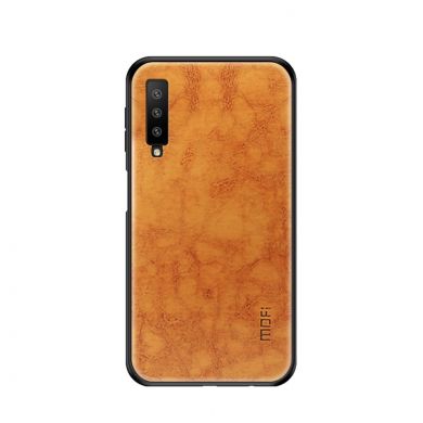 Защитный чехол MOFI Leather Cover для Samsung Galaxy A7 2018 (A750) - Coffee