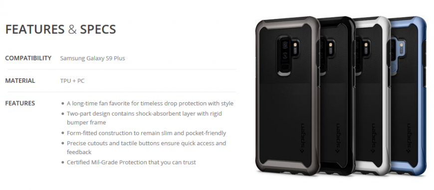 Защитный чехол SGP Neo Hybrid Urban для Samsung Galaxy S9 Plus (G965)