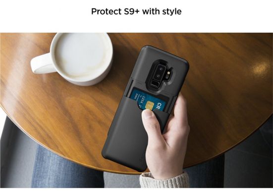 Захисний чохол Spigen SGP Slim Armor CS для Samsung Galaxy S9+ (G965) - Black