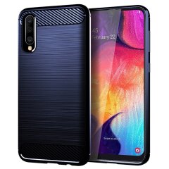 Защитный чехол UniCase Carbon для Samsung Galaxy A50 (A505) / A30s (A307) / A50s - Blue