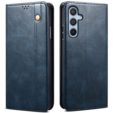 Защитный чехол UniCase Leather Wallet для Samsung Galaxy A24 (A245) - Blue