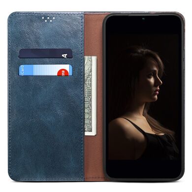 Защитный чехол UniCase Leather Wallet для Samsung Galaxy A24 (A245) - Blue