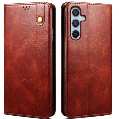 Защитный чехол UniCase Leather Wallet для Samsung Galaxy A26 (A266) - Brown