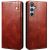 Защитный чехол UniCase Leather Wallet для Samsung Galaxy A26 (A266) - Brown