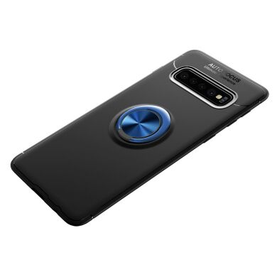 Защитный чехол UniCase Magnetic Ring для Samsung Galaxy S10 - Black / Blue