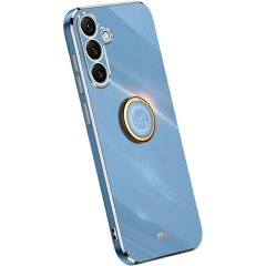 Защитный чехол XINLI Porcelain Magnetic для Samsung Galaxy S25 FE (S731) - Blue