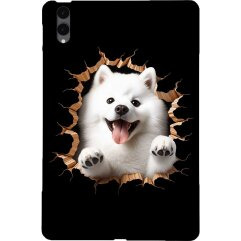 Защитный кейс Deexe Art Style для Samsung Galaxy Tab S12 Plus - Samoyed