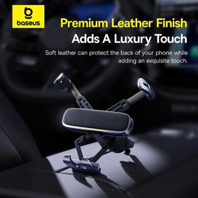 Автомобильный держатель Baseus UltraControl Gravity (C40483401813-00) - Grey