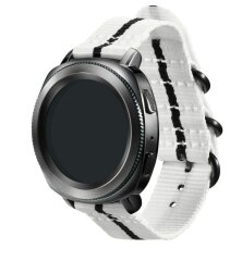 Ремінець Premium Nato для годинників Samsung Gear Sport (GP-R600BREECAA) - White