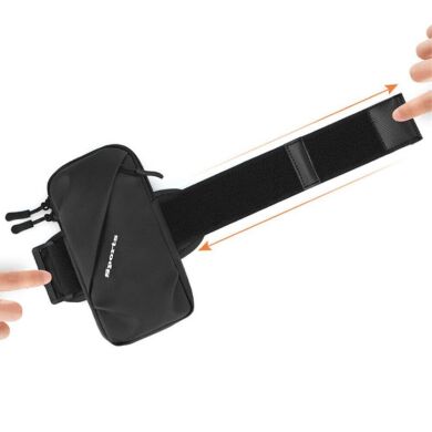 Чехол на руку Deexe Armband Sleeve для смартфонов шириной до 95мм - Black