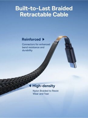 Мережевий зарядний пристрій Baseus PicoGo AG11 (2USB+Type-C+2AC) + кабель Type-C (E0307F) - Cosmic Black