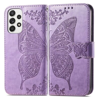 Чехол UniCase Butterfly Pattern для Samsung Galaxy A33 (A336) - Light Purple