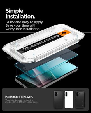 Комплект защитных стекол Spigen (SGP) GLAS.tR EZ Fit Sensor Protected для Samsung Galaxy A36 (A366) AGL09202