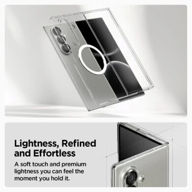 Защитный чехол Spigen (SGP) AirSkin (MagFit) для Samsung Galaxy Fold 7 (ACS09545) - Clear / White