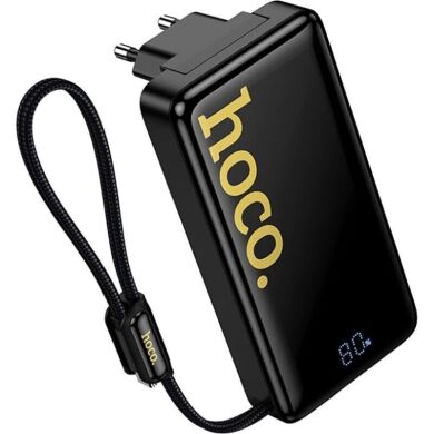 Внешний аккумулятор Hoco Q45 22.5W+PD20W (10000mAh) + кабель Type-C - Black