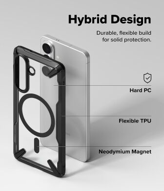 Захисний чохол Ringke Fusion X MagSafe для Samsung Galaxy S26 (S942) 8800328815643 - Black