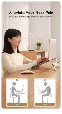 Підставка для ноутбуку Baseus UltraStable (B10053100811-00) - Space Grey