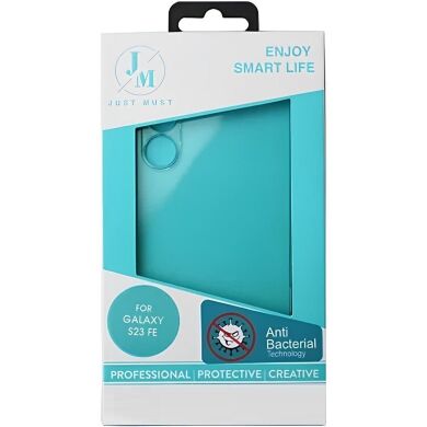 Защитный чехол Just Must Anti-Bacteria для Samsung Galaxy S23 FE (6973297909315) - Clear