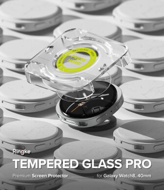 Комплект защитных стекол (2шт) Ringke Tempered Glass Pro для Samsung Galaxy Watch 8 (40mm) - Clear