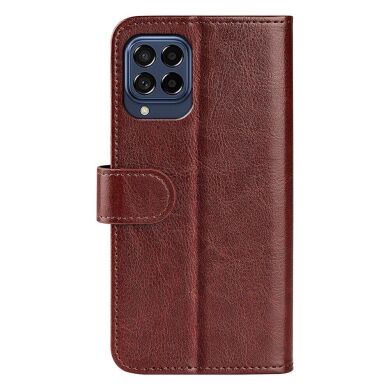 Чохол-книжка Deexe Wallet Style для Samsung Galaxy M53 (M536) - Brown