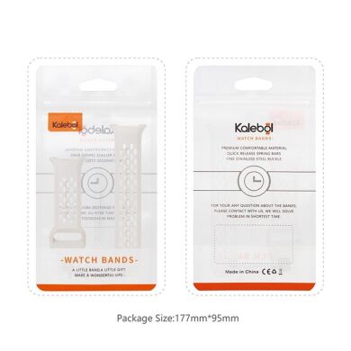 Ремешок KALEBOL Hole Design для Samsung Galaxy Watch 8 (40/44mm) / 8 Classic - Yellow
