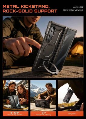 Защитный чехол Supcase UB Grip Magnetic для Samsung Galaxy Fold 8 Ultra (843439162198) - Black