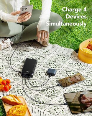 Внешний аккумулятор VEGER V2708 PD20W + QC3.0 (27000mAh) - Black